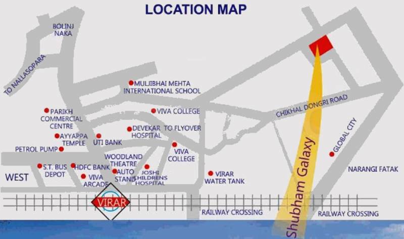  shubham-galaxy Images for Location Plan of Arham Shubham Galaxy