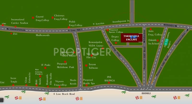 Images for Location Plan of Rainbow Takshasila Enclave