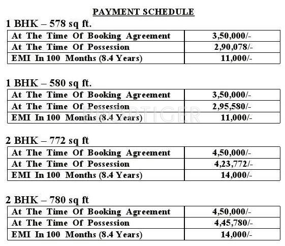 Images for Payment Plan of WS Srushti Regency