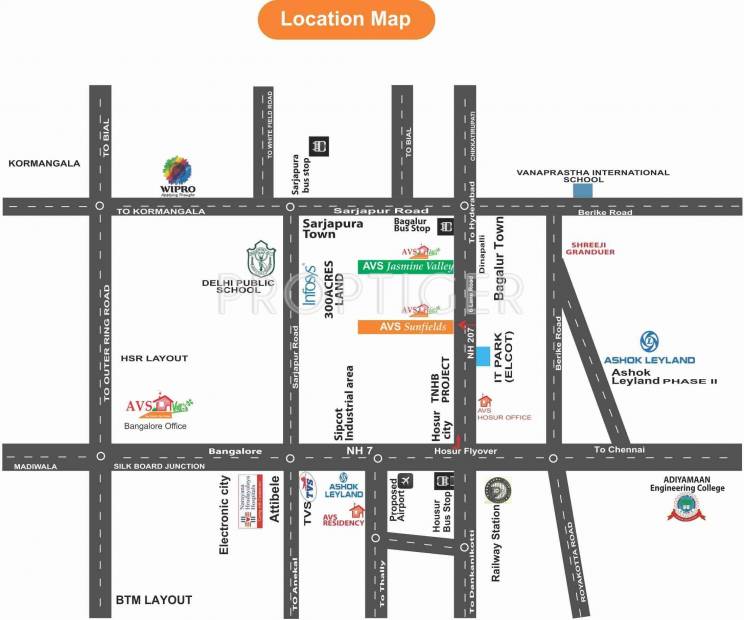Images for Location Plan of AVS Villas Sunfield