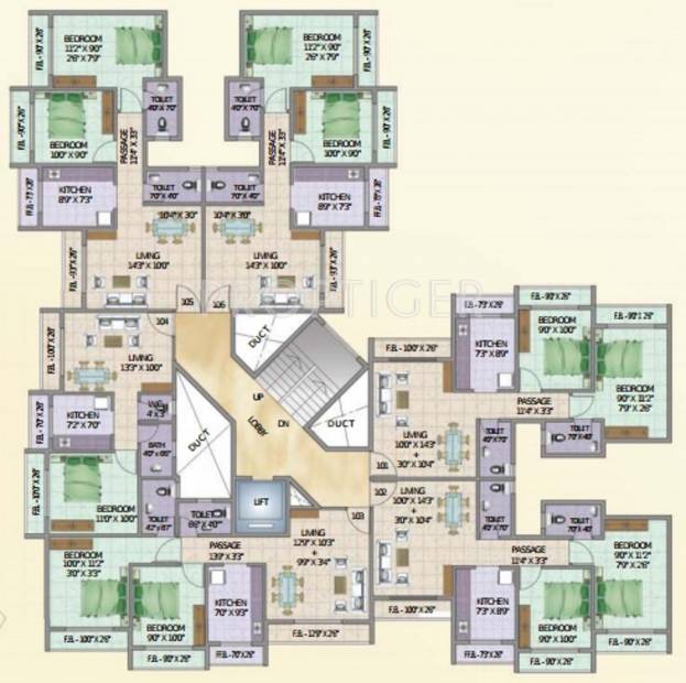 Images for Cluster Plan of Fortune Infra Calypso