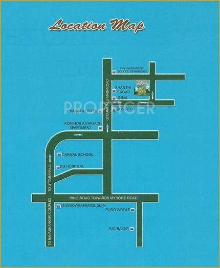 Images for Location Plan of Sreenidhi Sreenidhi Paradise