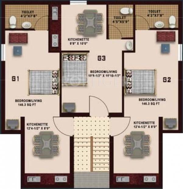 Images for Cluster Plan of Nathans Templeton