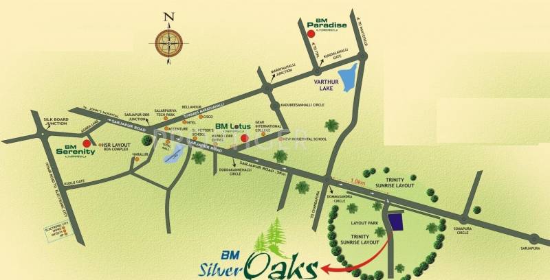 Images for Location Plan of BM BM Silver Oaks