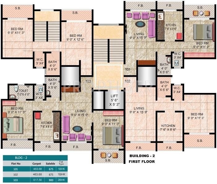 Images for Cluster Plan of Panvelkar Classic