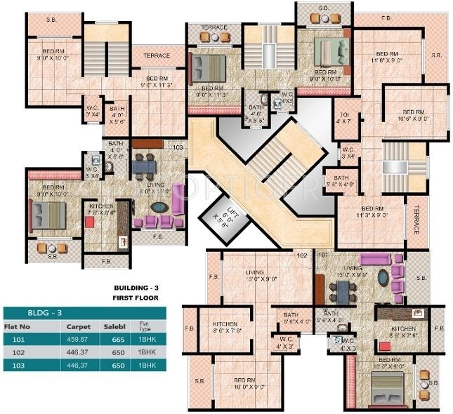 Images for Cluster Plan of Panvelkar Classic
