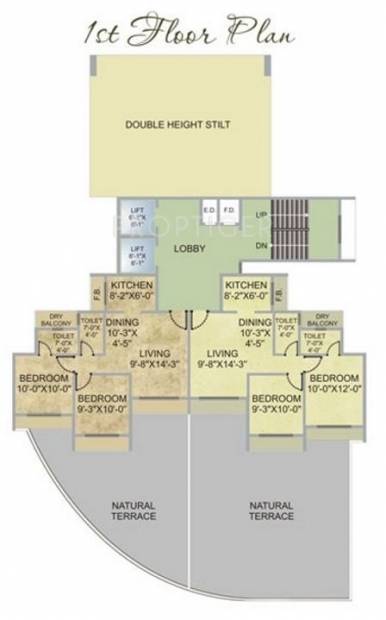  green-view Images for Cluster Plan of Proviso Builders Green View