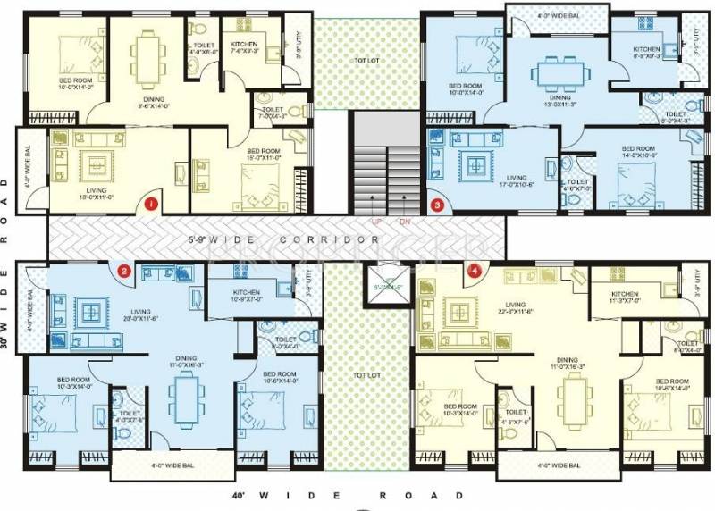Images for Cluster Plan of Gauthami Sreenidhi Mansion