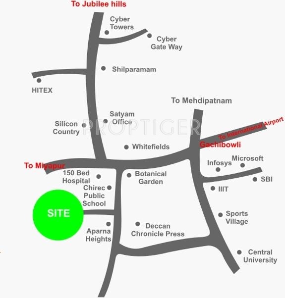 Images for Location Plan of Gauthami Babu Rao Mansion