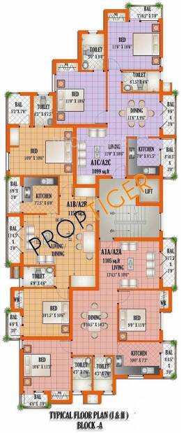 Images for Cluster Plan of Siddhi Narmada Residency