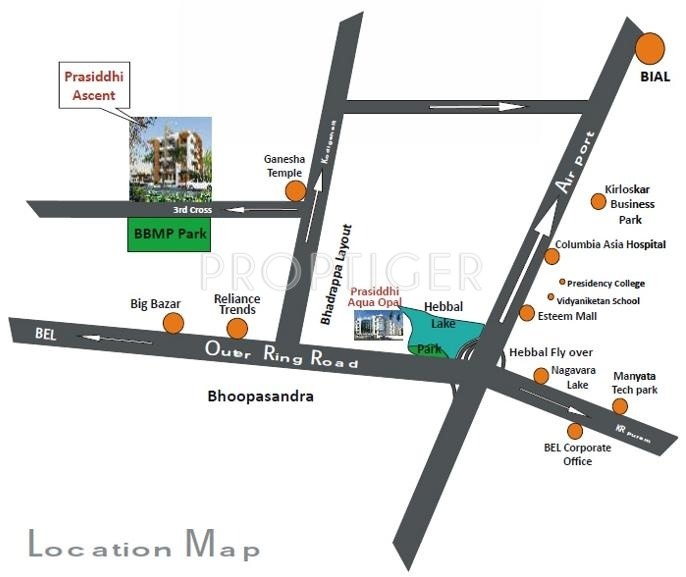 Prasiddhi Group Ascent Location Plan