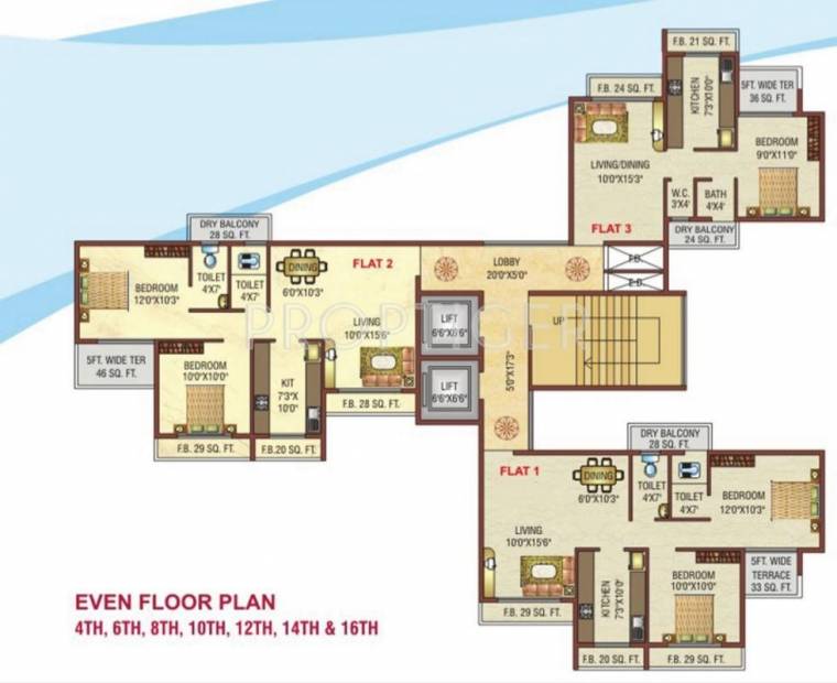 Images for Cluster Plan of Dolphin Elite Tower