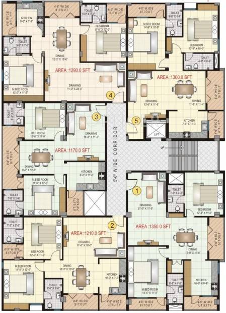 Images for Cluster Plan of Keerthi JC Keerthi Arcade