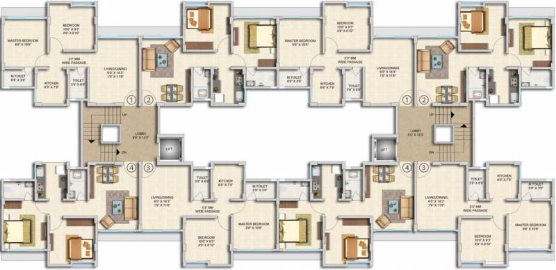 Images for Cluster Plan of Orchid Sunshine Swapna Nagari
