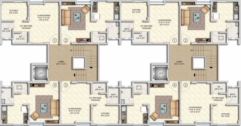 Images for Cluster Plan of Orchid Sunshine Swapna Nagari