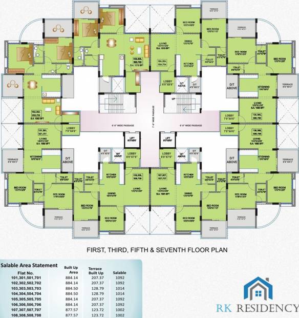  residency Images for Cluster Plan of RK Residency