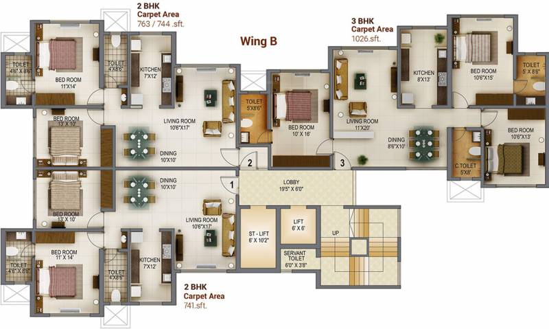 Images for Cluster Plan of MICL Aaradhya Tower