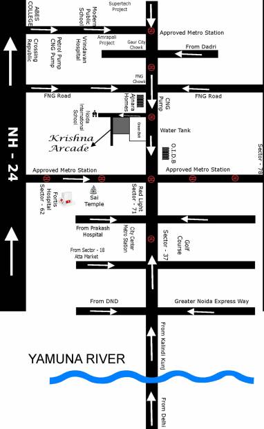 Images for Location Plan of Resizone Krishna Arcade