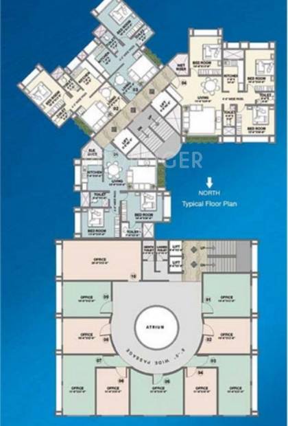 Images for Cluster Plan of GHP Excel Tower
