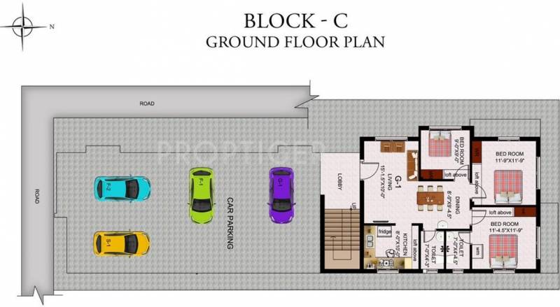 Images for Cluster Plan of Mettupakkam Orchid