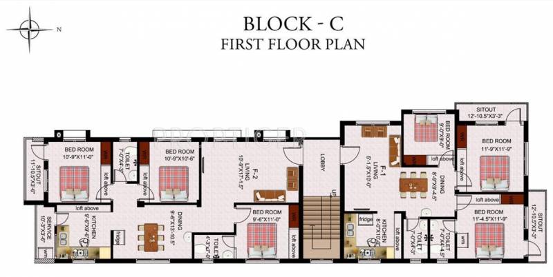 Images for Cluster Plan of Mettupakkam Orchid