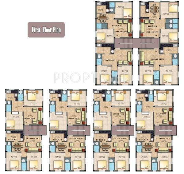 Images for Cluster Plan of Rakshith Homes The Grand Adobe
