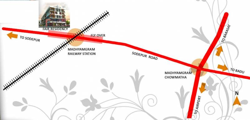  fair-residency Images for Location Plan of Subarban Fair Residency