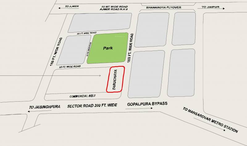  taruchaya-residency Images for Location Plan of Vilasa Taruchaya Residency