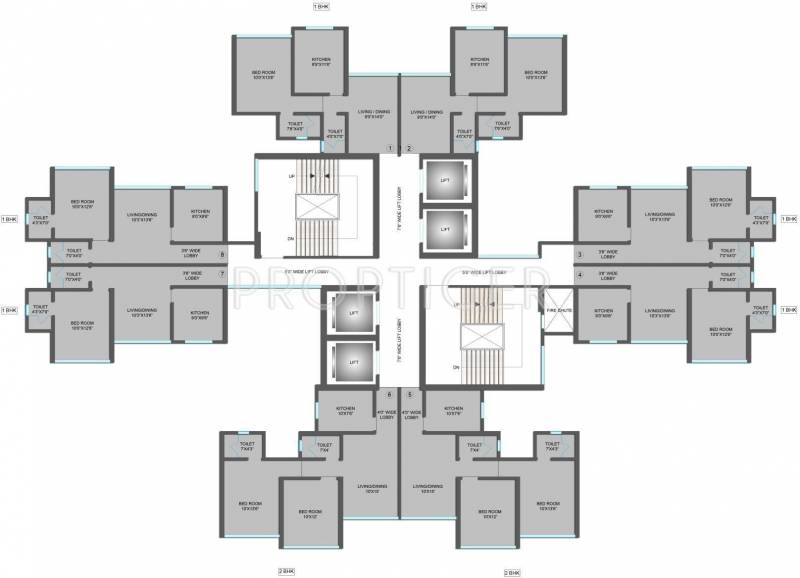  white-city Images for Cluster Plan of Rajesh White City