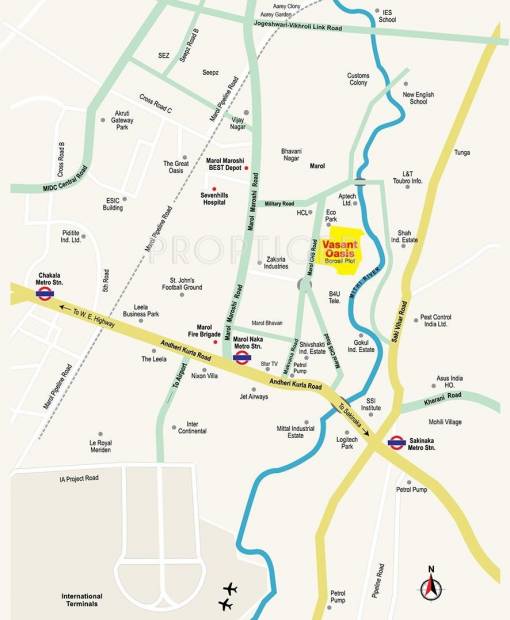  vasant-oasis Images for Location Plan of Sheth Vasant Oasis