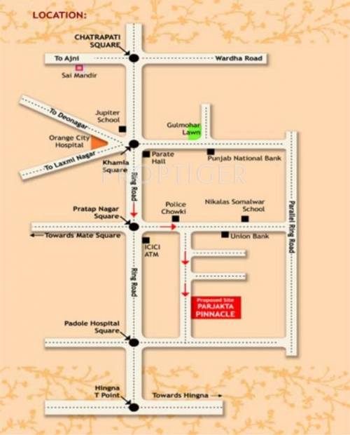 Images for Location Plan of Ashish Prajakta Pinnacle