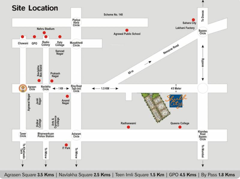  shubh-city Images for Location Plan of Shree Shubh Shubh City