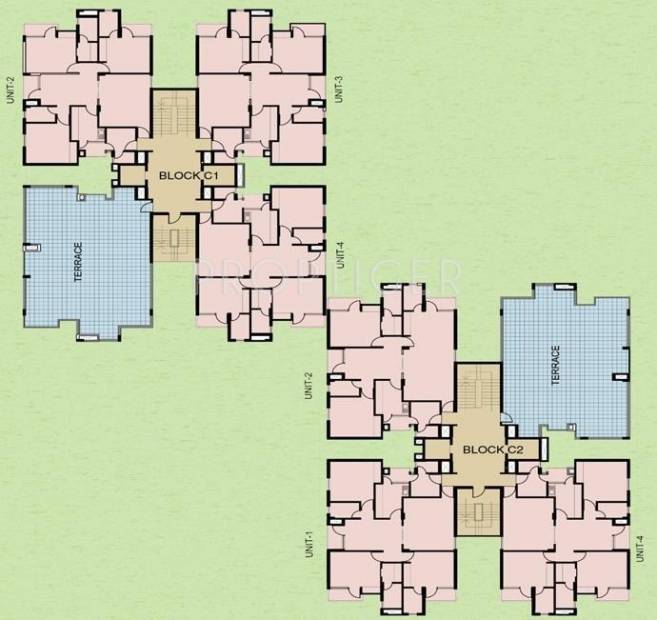 sushant-media-enclave Block-B1 Cluster Plan