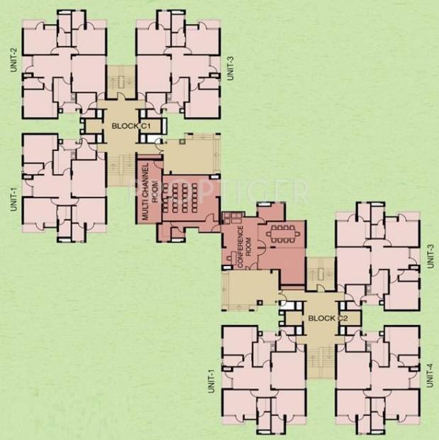  sushant-media-enclave Block-B2 Cluster Plan
