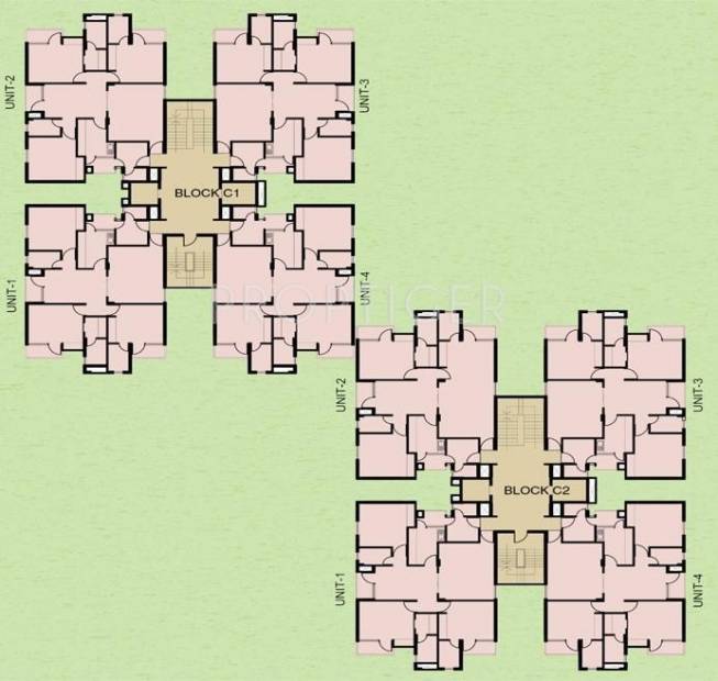  sushant-media-enclave Block-B2 Cluster Plan