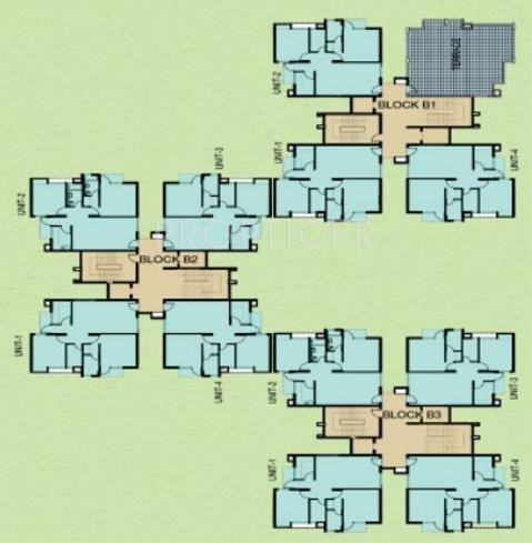 sushant-media-enclave Block-B3 Cluster Plan