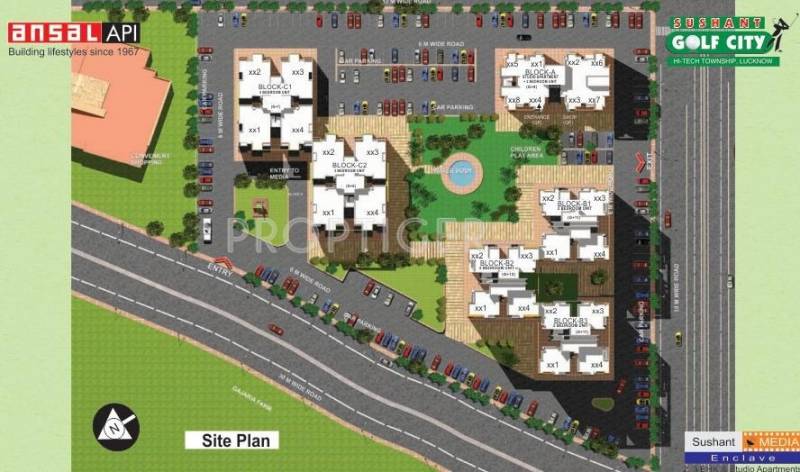  sushant-media-enclave Images for Layout Plan of Ansal Sushant Media Enclave