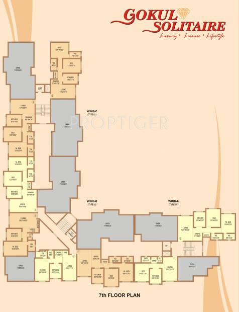 Images for Cluster Plan of Agarwal Gokul Solitaire