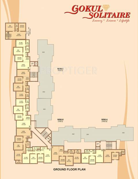 Images for Cluster Plan of Agarwal Gokul Solitaire