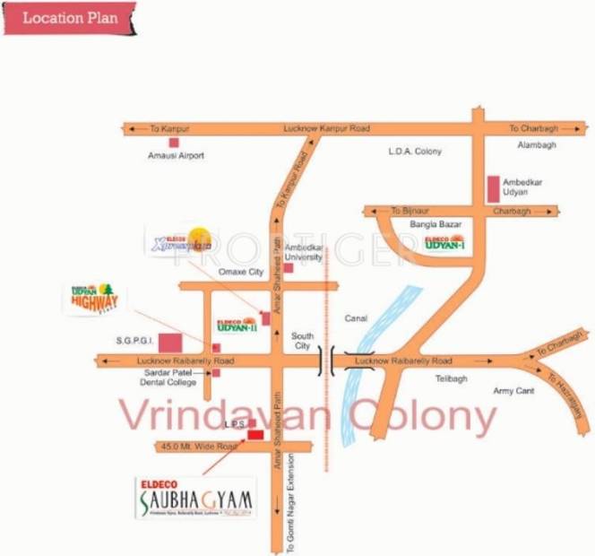  saubhagyam Images for Location Plan of Eldeco Saubhagyam
