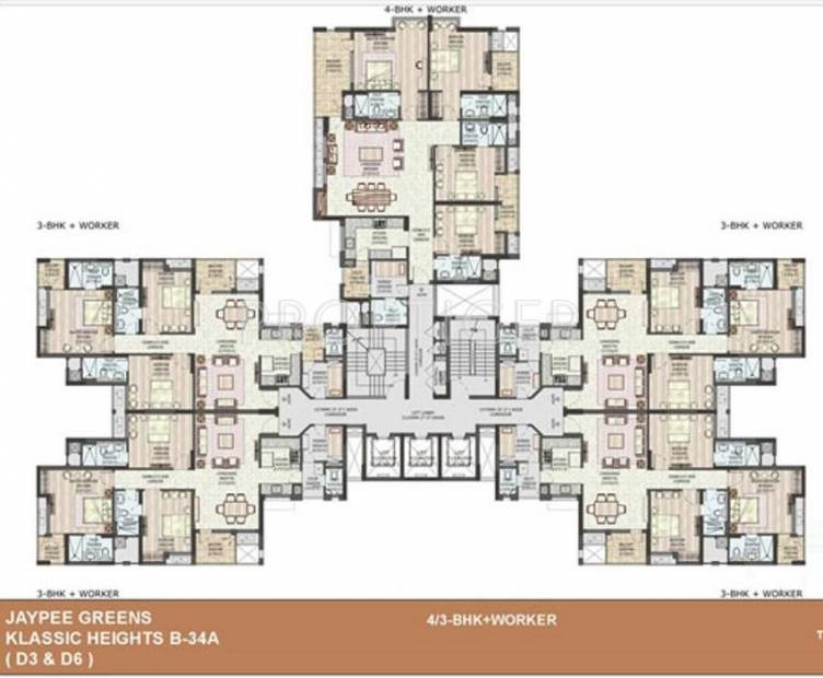  klassic-heights Tower-D5 Cluster Plan