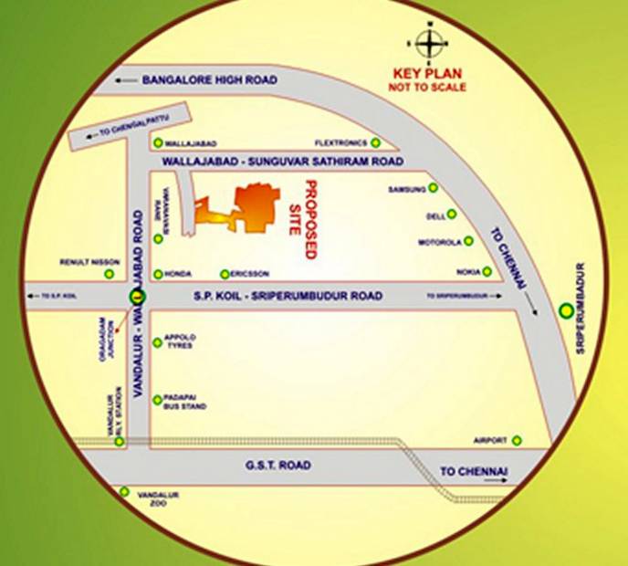 Images for Location Plan of Sakthi Sakthy Vinaayagar Nagar Extension II