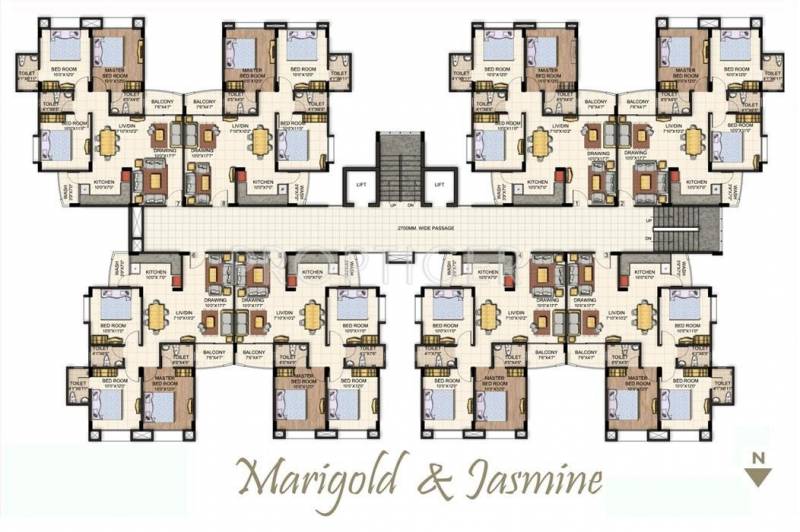 Images for Cluster Plan of Sunil Ocean Park
