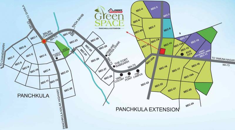  green-space Images for Location Plan of Shree Green Space