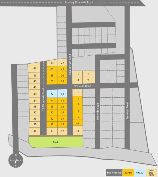 Images for Site Plan of Aashrithaa Srinidhi Square