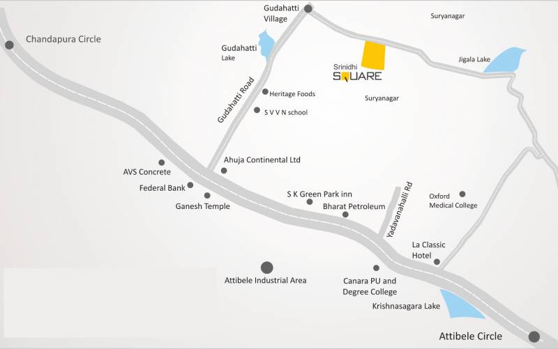 Images for Location Plan of Aashrithaa Srinidhi Square