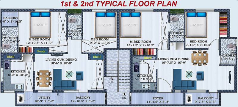 Images for Cluster Plan of Shree Flats