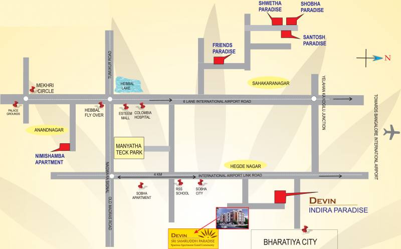 Images for Location Plan of Shreedevi Devin Sri Samruddh Paradise