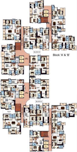  surya-shakti-towers Images for Cluster Plan of Keerthi Surya Shakti Towers