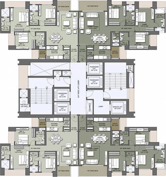 Images for Cluster Plan of Lodha Codename Hidden Jewel